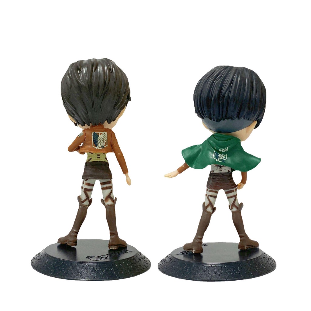 Mainan Action Figure Levi Ackerman Attack on Titan Bahan PVC Ukuran 15CM