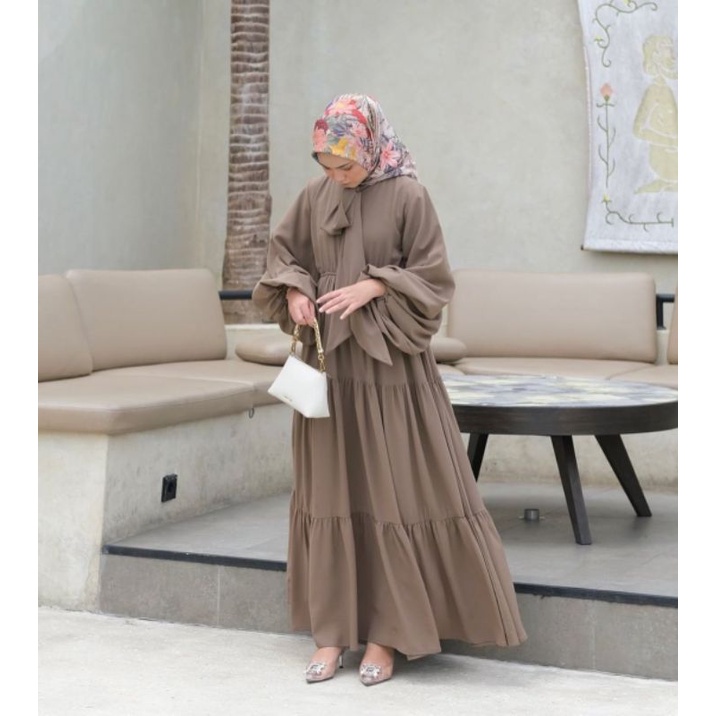 GANIA DRESS || LINEN RAMI PREMIUM