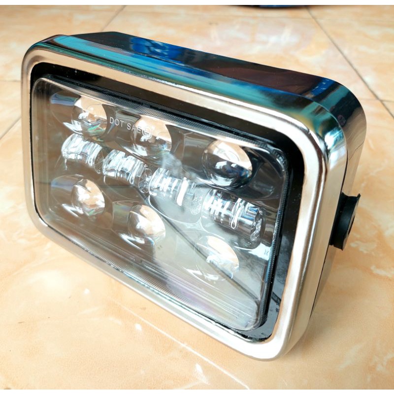 Lampu depan daymaker kotak set batok rx king kobra/rx s/gl