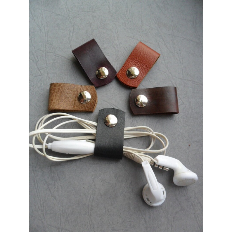 Klip Kable Headset Leather Genuine