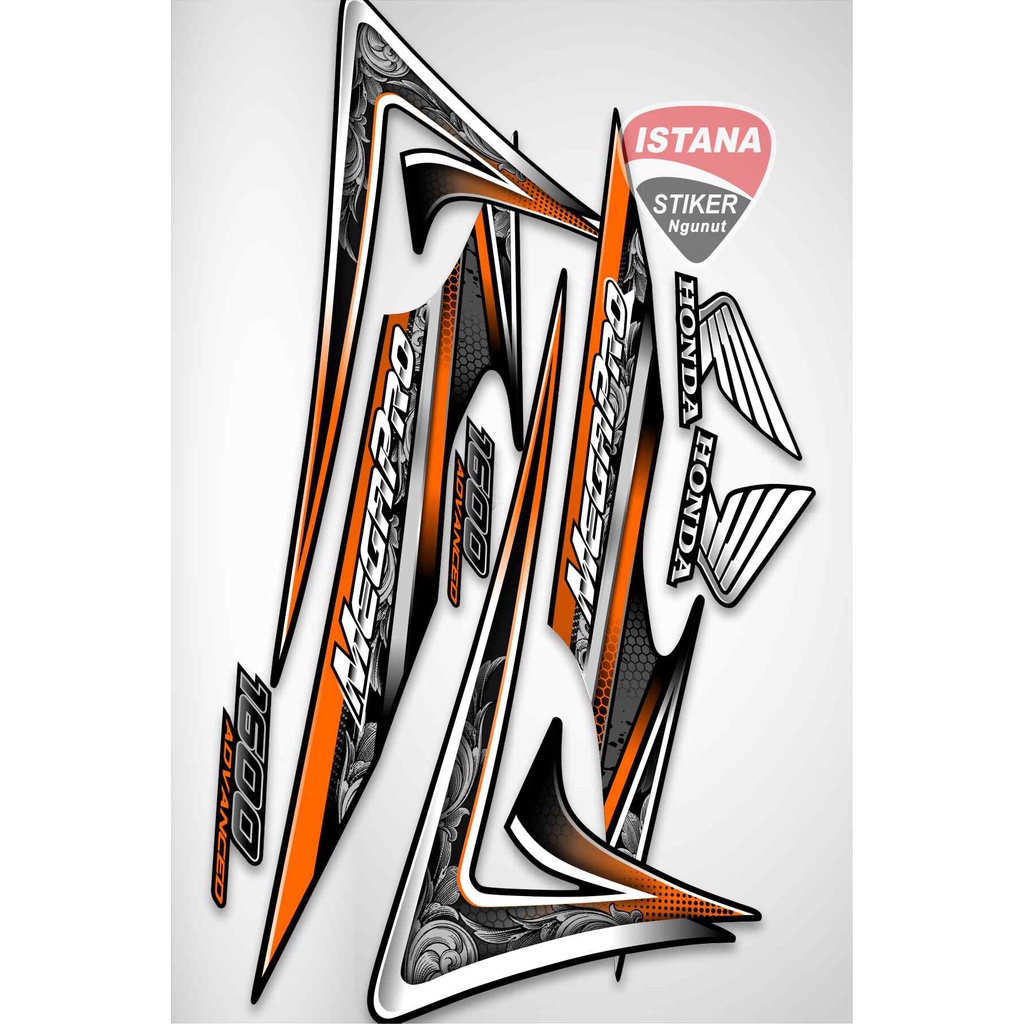 STRIP MEGAPRO PRIMUS / STRIPING MP PRIMUS HOLOGRAM DAN NON HOLOGRAM BATIK