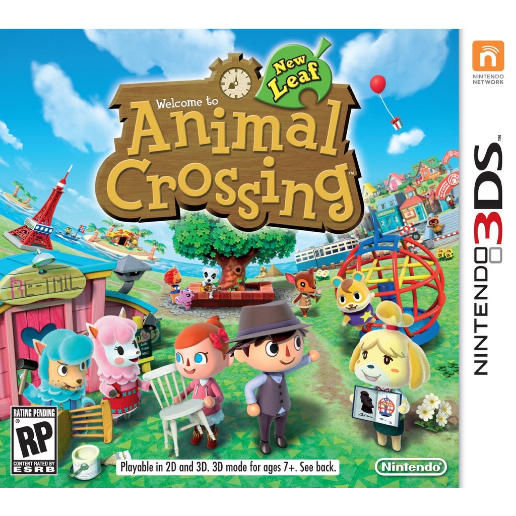 GAME NINTENDO 3DS CFW ANIMAL CROSSING NEW LEAF