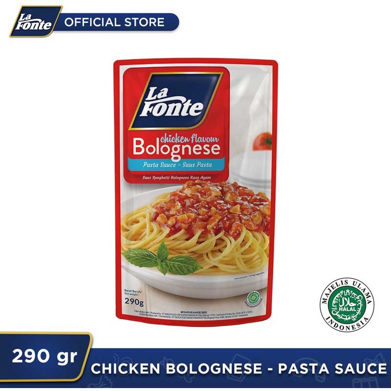 

La Fonte Chicken Bolognese Saus Pasta 290 g