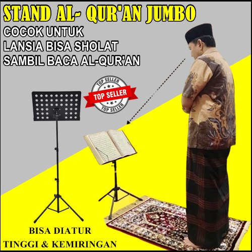 TERBARU stand quran standing tiang penyangga al-quran untuk imam murah berkualitas terbaik
