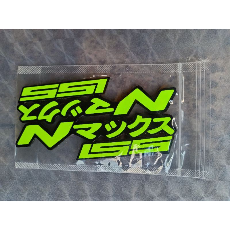 Emblem yamaha nmax old nmax new japan 155 timbul 3D tebal 2ml 1 set kanan kiri