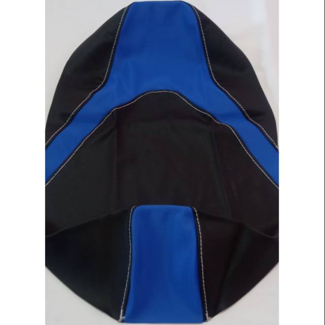 Cover / kulit / Custom jok motor X ride hitam biru bahan ORIGINAL