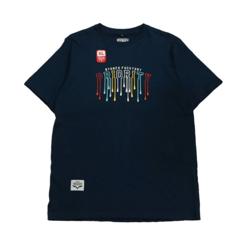 T-SHIRT BYONES DARK BLUE