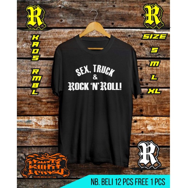 T-Shirt RMBL [Rock n roll] kaos murah