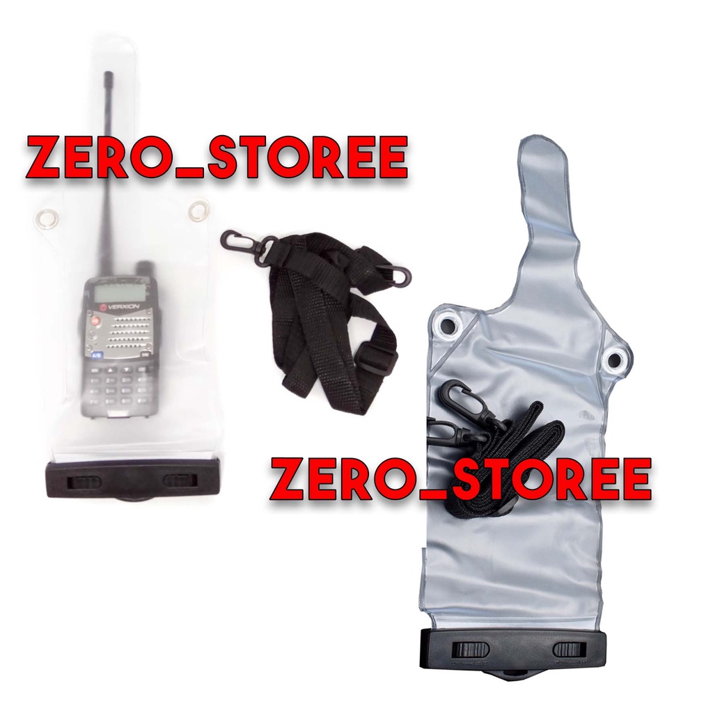 Plastik Case Sarung HT WaterProof Tahan Air Anti Hujan Pelindung GPS KOMPAS HP Water Proof Basah HT WEIERWEI