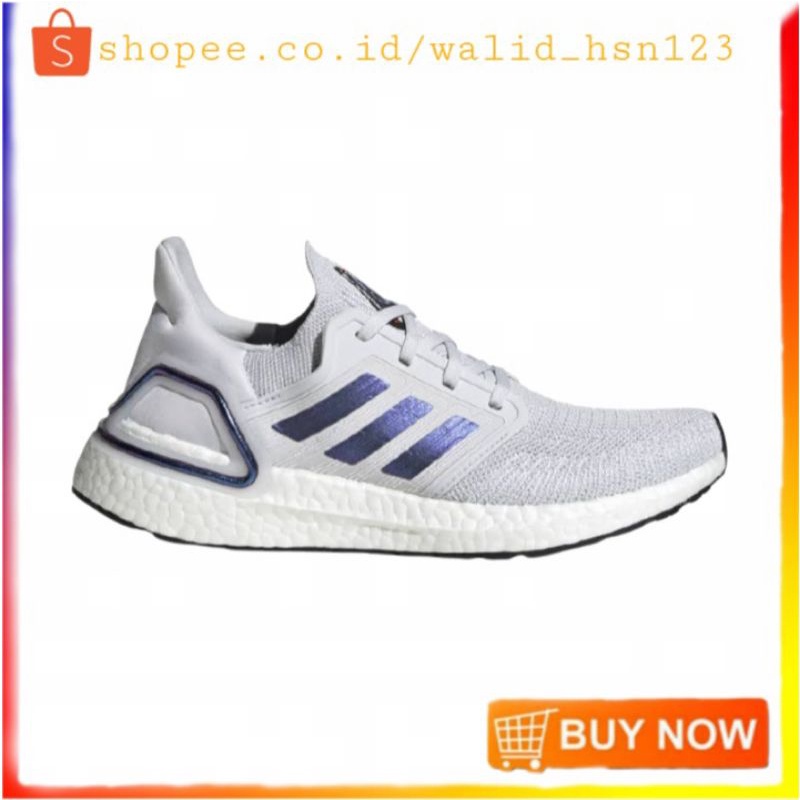 ADIDAS ULTRABOOST 2020 WHITE GREY METALIC 100% ORIGINAL AUTHENTIC BNIB