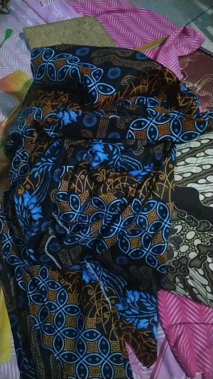 Hem Batik Pria Pendek Lawasan Sogan/pari Sulur/parang Black/merak Papua Ori