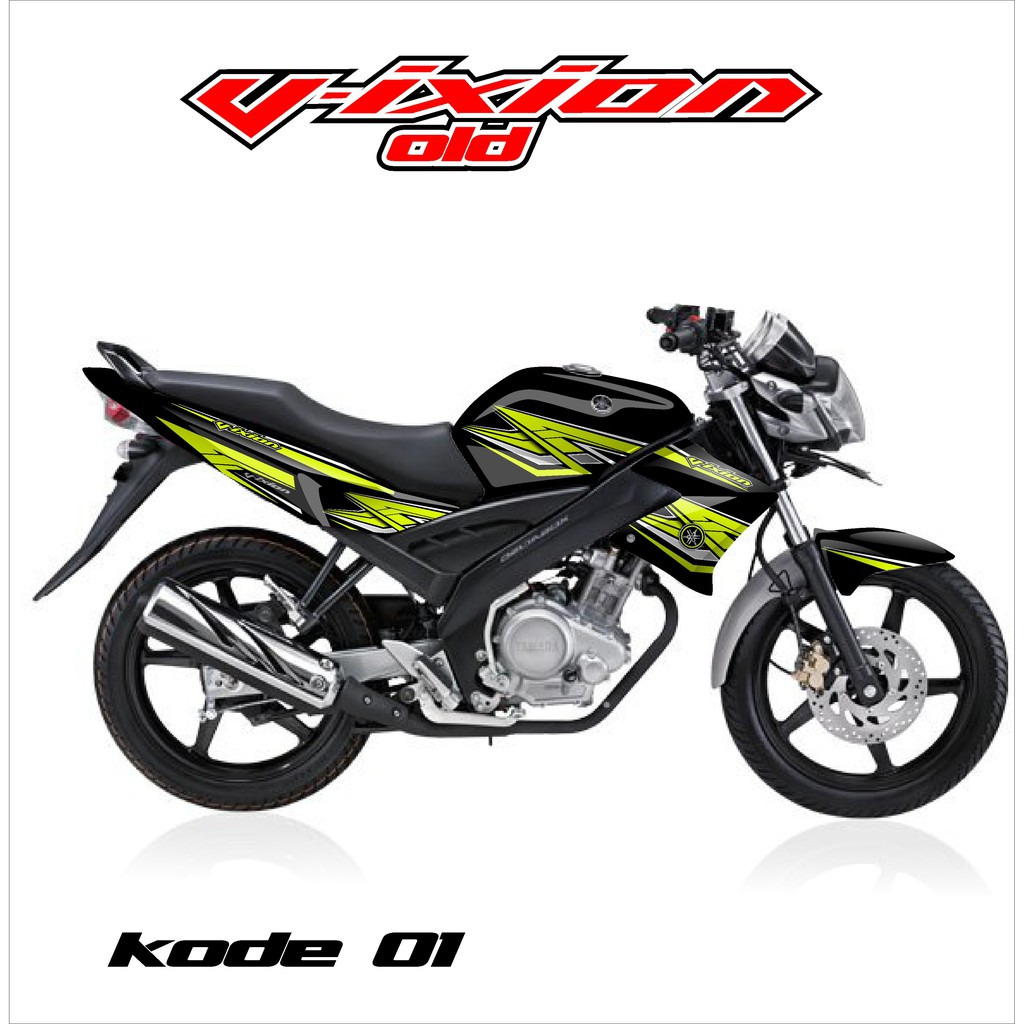 Jual Decal Variasi Decal Stiker Vixion Old Modifikasi Variasi 2012 Full Body HN 01 Indonesia Shopee Indonesia