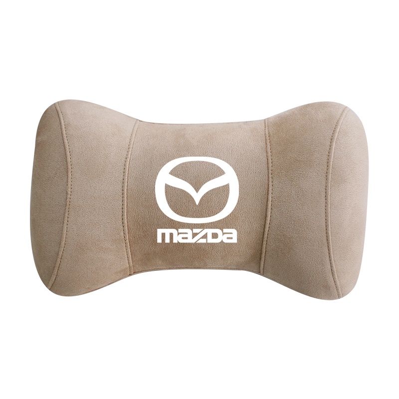 G-club Bantal Leher Bahan Kulit Rusa Memory Foam Untuk Headrest Mobil mazda