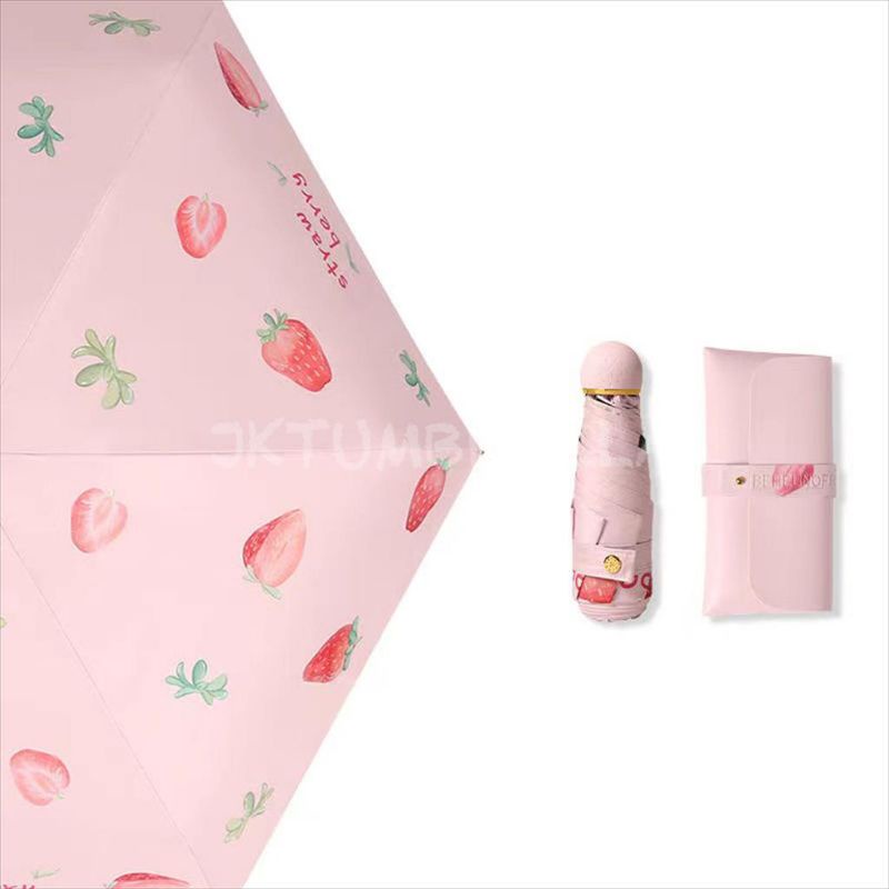 Payung lipat Dompet / Payung Mini Premium / Payung Dompet Import Motif Buah