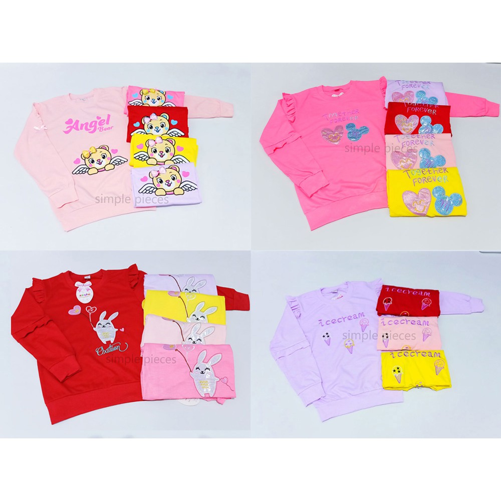 Sweater/Sweatshirts Anak perempuan 4 - 11 Tahun