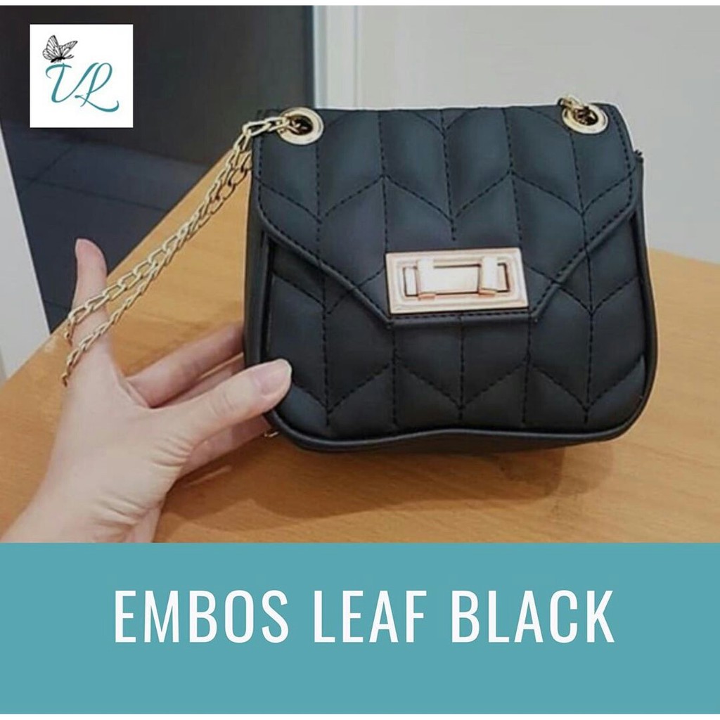 

Tas Embos Leaf Black