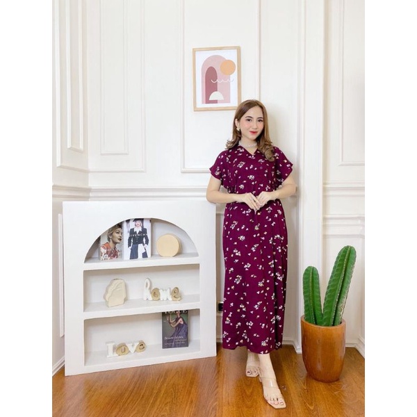 BISA COD DASTER KIMONO KANAYA / DRESS KIMONO / DASTER LUCU / DASTER RAYON