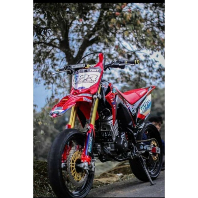 Decal stiker Honda CRF full bodi full hologram desain bebas suka suka bisa ubah nama nomer