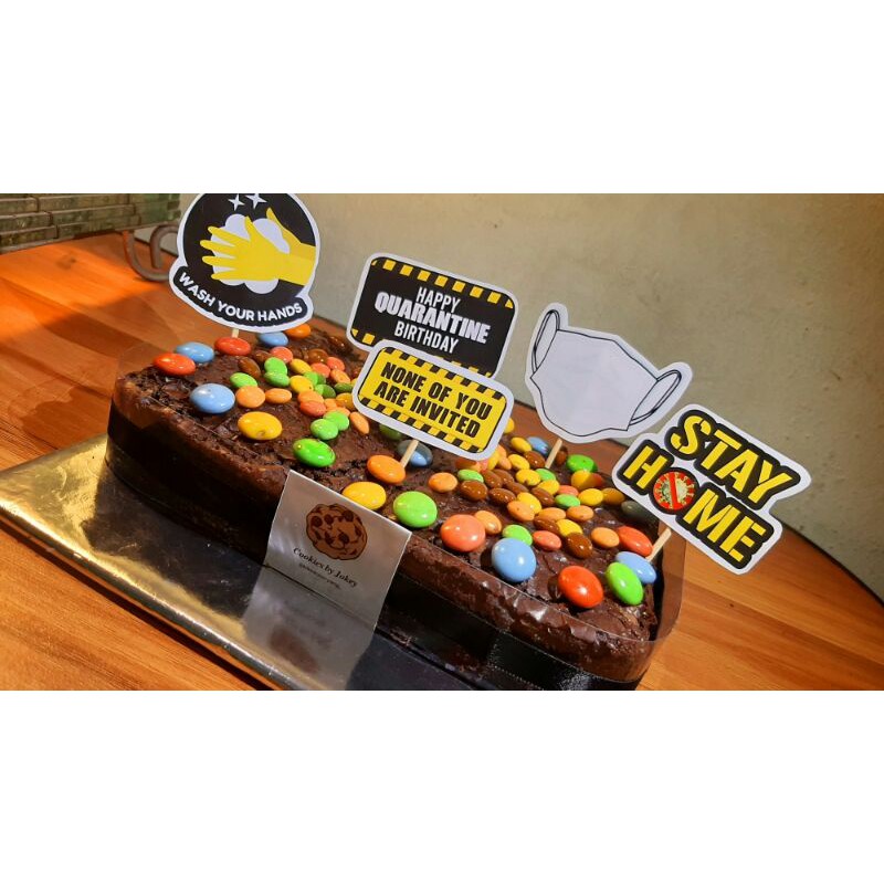 

FUDGY Bownies Cake FREE 2 TOPPING ( PO area Tangsel)