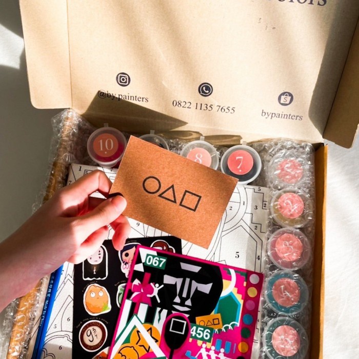 

Produk Terbaru Paint By Numbers [Squid Game] Bypainters Painting Kit 20X20Cm