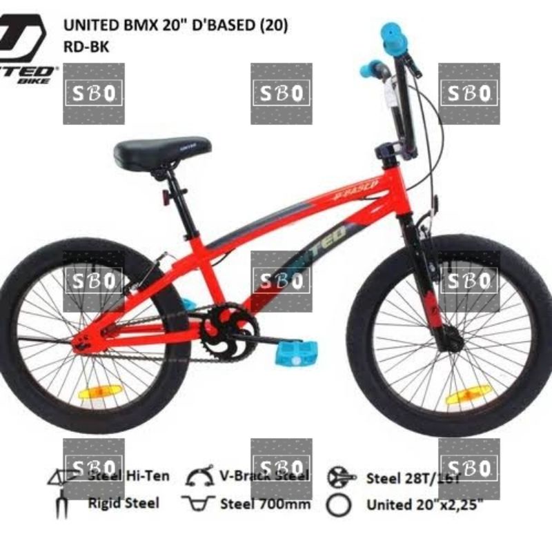 Sepeda United BMX D'Based 20 Inch