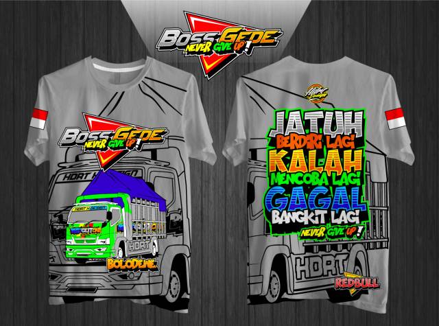 Kaos Truk kaos trek kaos truck kaos bos gede, termurah terlaris original produk