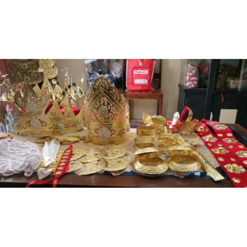 Siger pepadun Lampung 1set // aksesoris pengantin