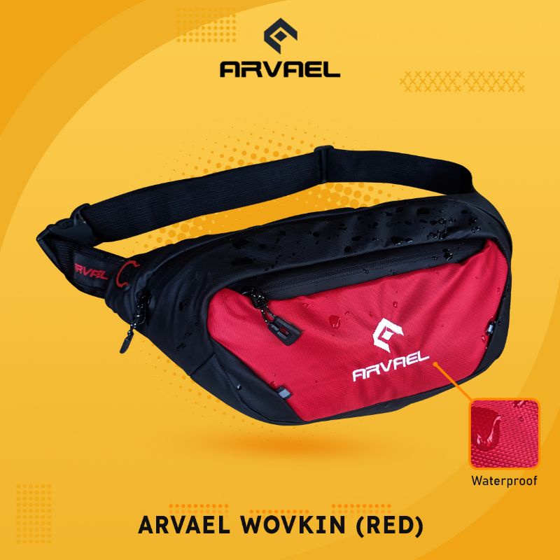 Tas Waistbag Selempang Distro Waterproof Wovken Arvael