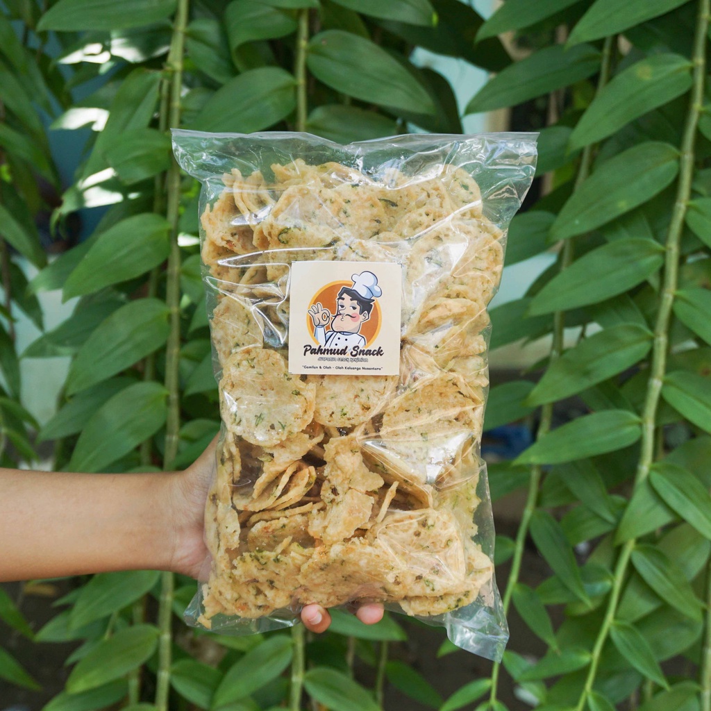 

Camilan Snack Kripik Bakso Kering Gurih 400gram