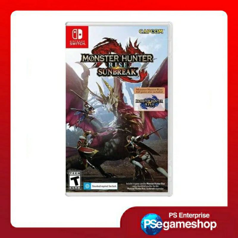 Switch Monster Hunter Rise + Sunbreak (Usa/English)