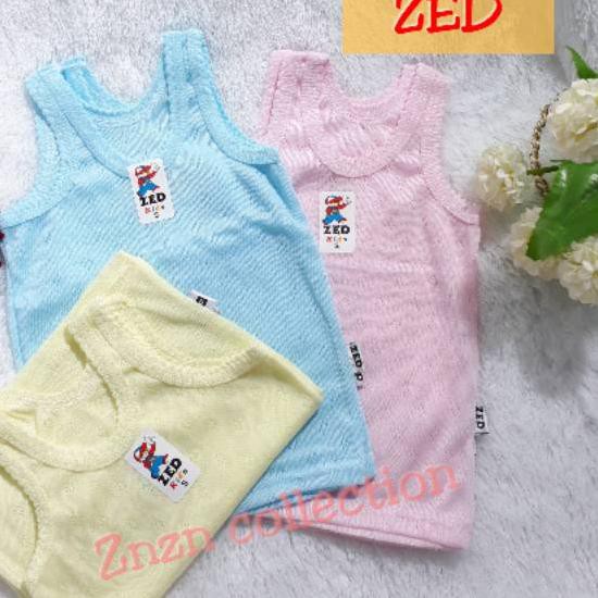 ★Barang Baru,, 6 PC KAOS DALAM ANAK WARNA MERK  ZED KIDS *c.