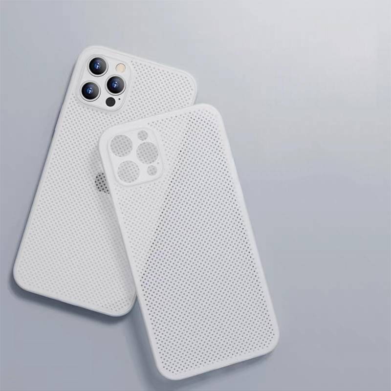 Soft Case Bahan Silikon Breathable Model Sarang Lebah Untuk iPhone 13 12 11 Pro MAX Mini X XS MAX XR SE 2022 2020 7 8 Plus