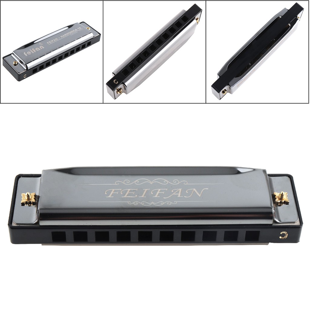 Harmonika Blues Harmonika 10 Lubang 20 Nada