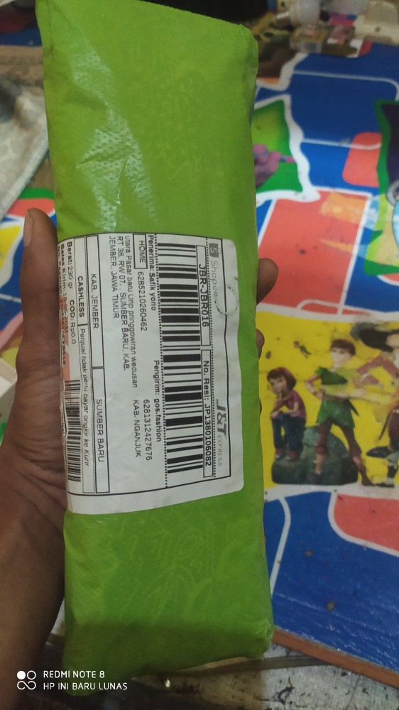 Gof Brla Damor (cressida) Batik Cowok Pakaian Pria Kemeja Batik Reguler Lengan Panjang