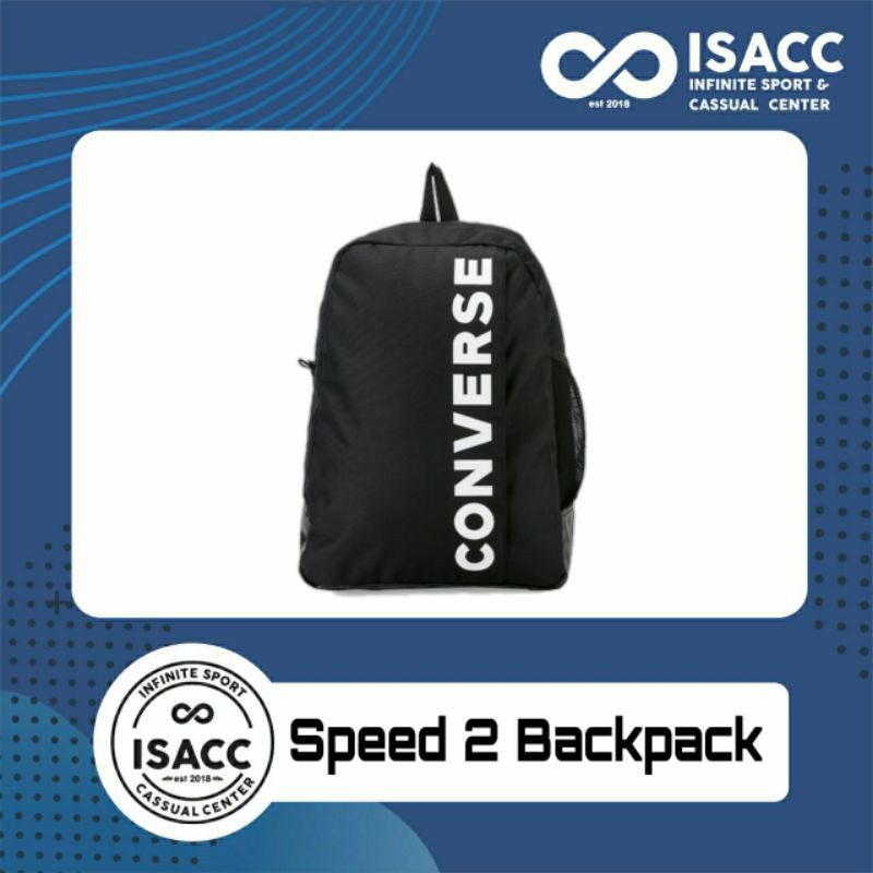 Tas  Converse Original BNIB Speed 2 Backpack Ransel Pria Wanita Anak Sekolah Bisa Traveling & Casual