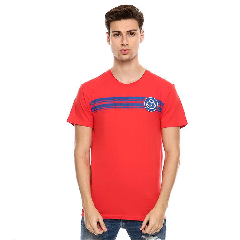 Juice Ematic Kaos Lengan Pendek Pria Merah TSUNAMI MTSS94503-RED Planet Surf