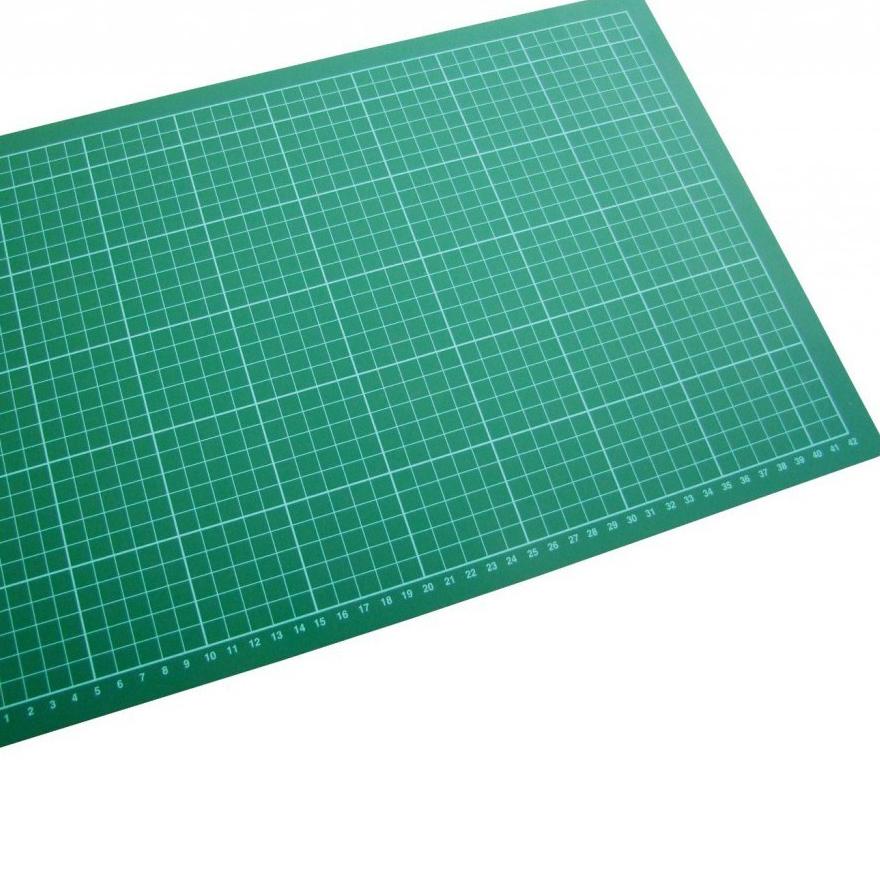 

COMBO A3 Hijau / Pink PVC Cutting Mat / Cutting Pad / Alas Potong A3 + PEN CUTTER .,