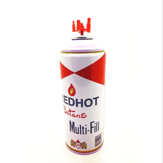 Redhot Gas Refill Butane 220gr JUMBO | Refill Korek Gas BUTANE 220gr