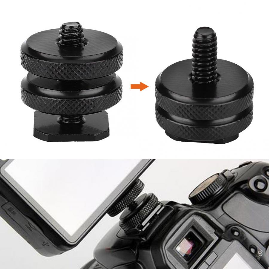 CAMVATE Tripod Screw Hot Shoe Kamera DSLR 1/4 Thread - HS7 - Black