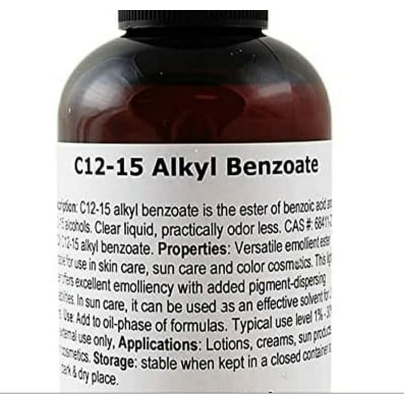 C12-15 alkyl benzoate ester 50 ml / Emollient agent / Cosmetic grade