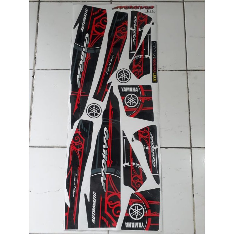 Striping sticker variasi Nouvo lele