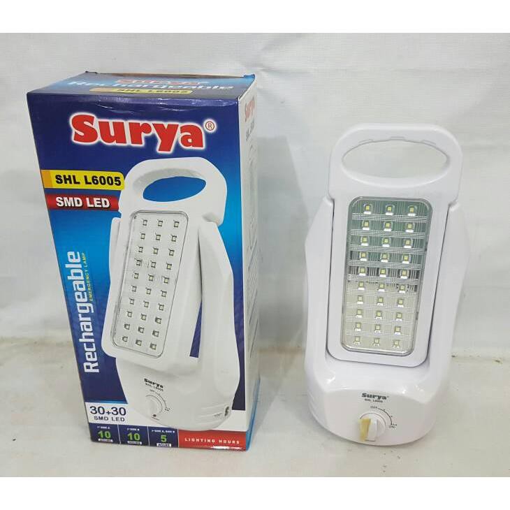 Dijual Surya emergency lamp SHL L6005/ lampu emergency 2 sisi 60LED Berkualitas