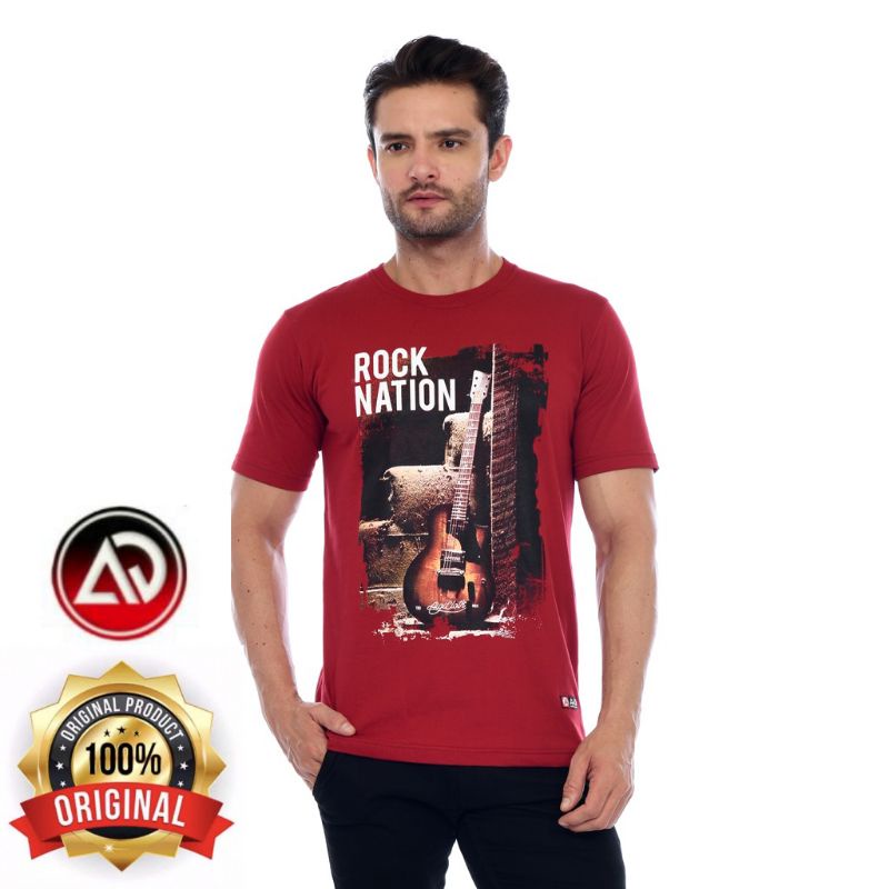 KAOS DISTRO PRIA ("AIQI CLOTHING ORIGINAL 100%")TSHIRT MEN'S NEW ARRIVAL BEST SELLER MOTIF ("ROCK GU
