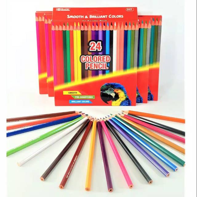 

Pensil Warna Bazic 24 Warna / Bazic 24 Colored Pencil