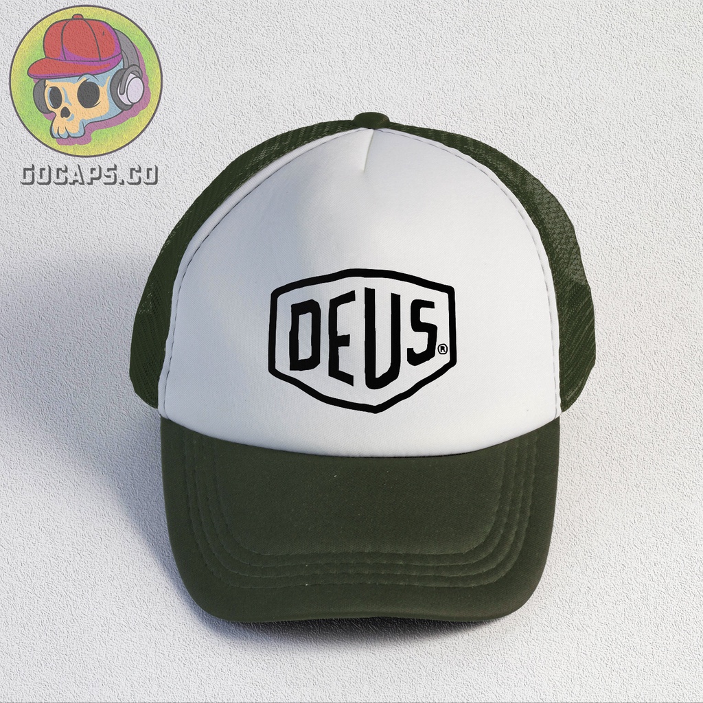 Deuz X Machina | Trucker Hat | Topi Pria | Trucker | Baseball | Brand | Topi Jaring | Gocaps