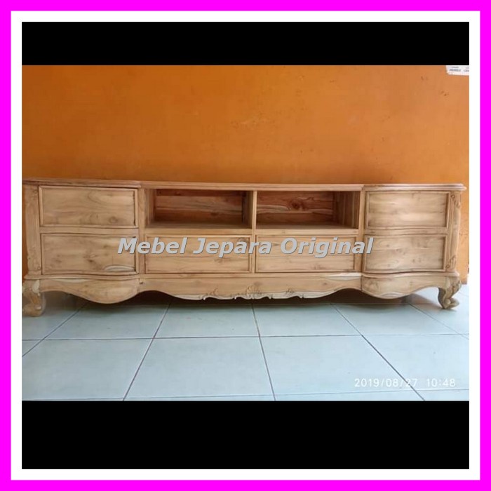 Meja Tv Ruang Tamu Jati - Bufet Ukir Jepara Jati Mentahan Murah