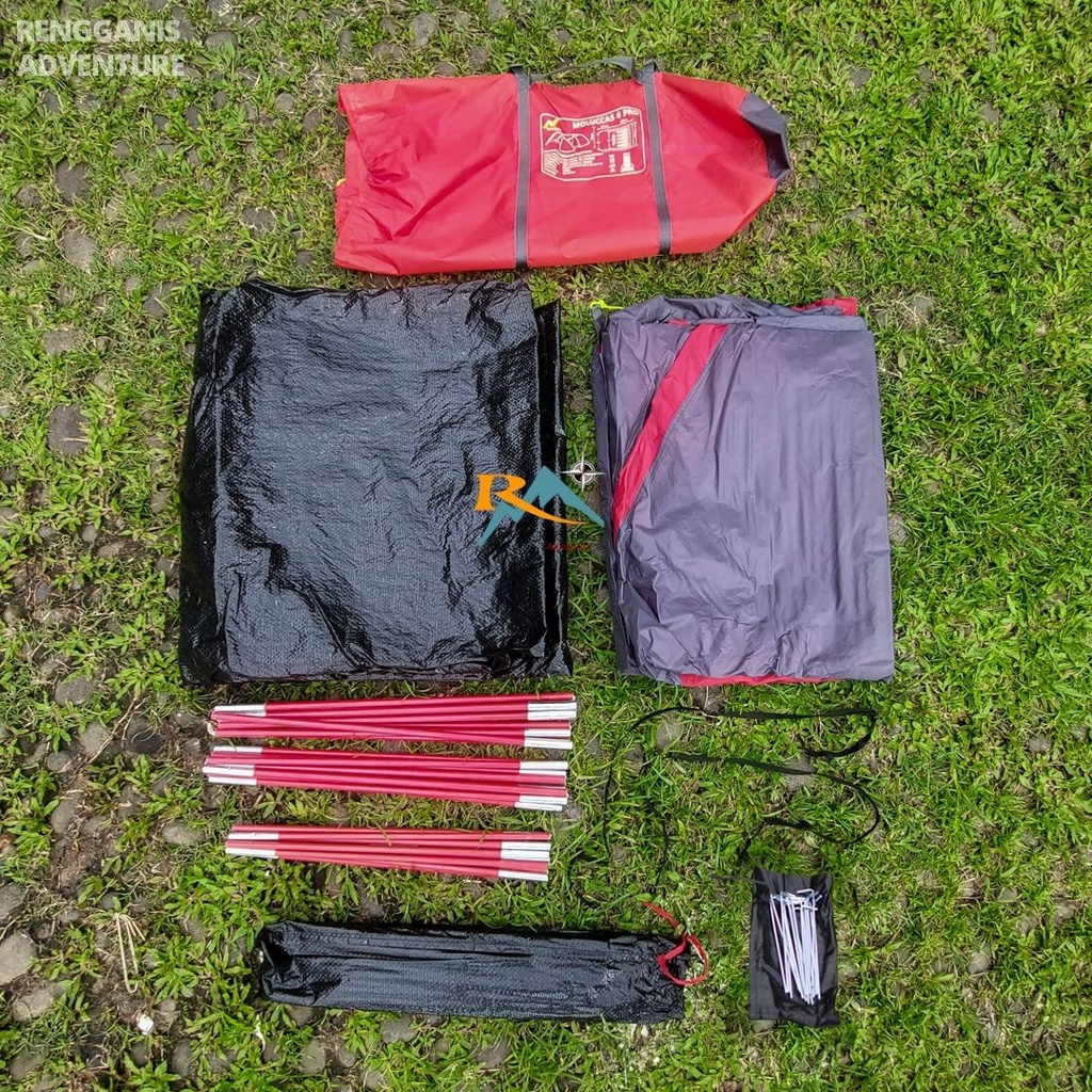 TENDA CAMPING TENDAKI MOLUCCAS 6 PRO 6 - 8 ORANG TENDA FAMILY DOME GUNUNG