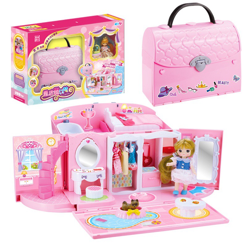  LOGU Mainan  doll house anak  Mainan  barbie pet shop anak  