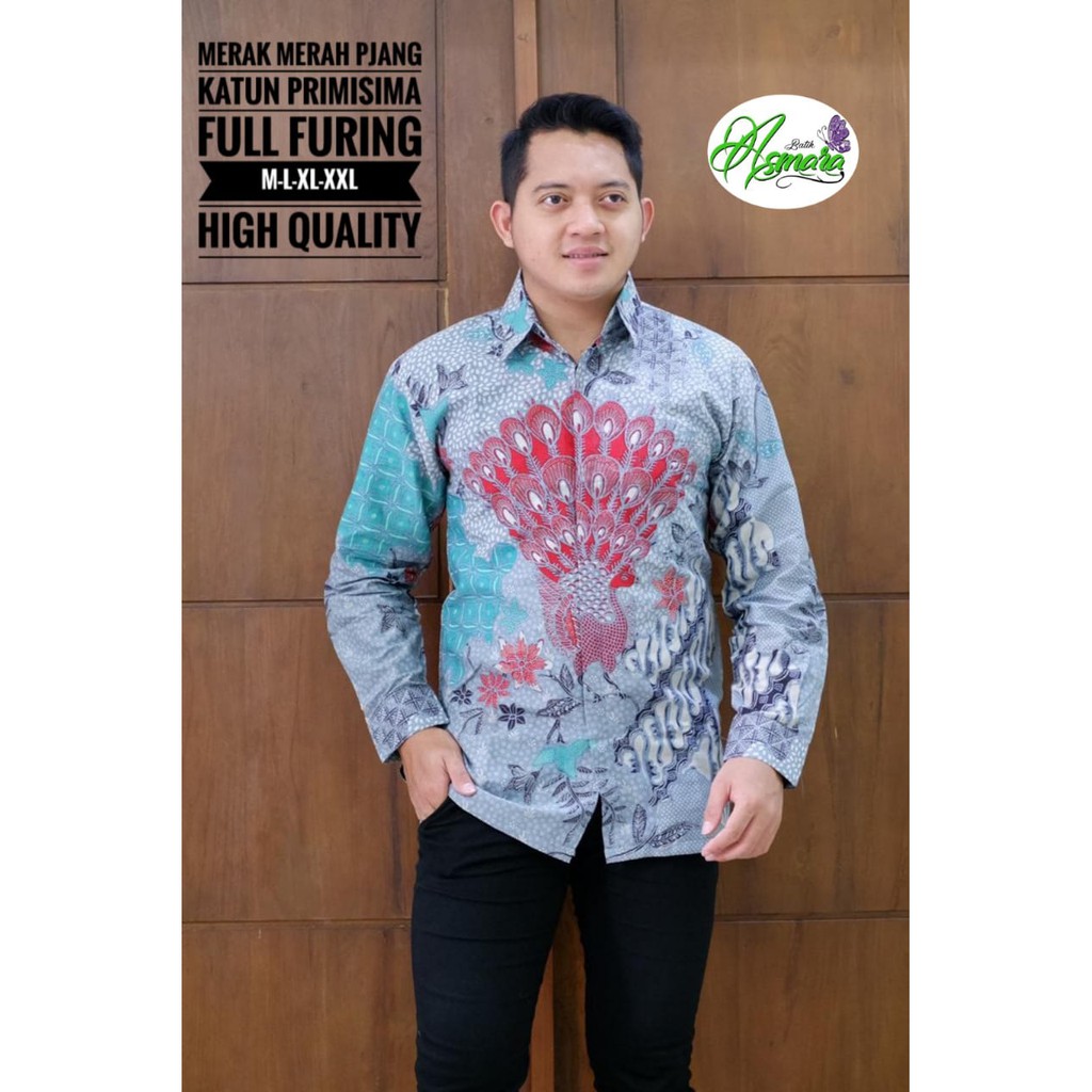 MERAK MERAH ASMARA BATIKSOLOAMANAH KEMEJA BAJU BATIK PRIA SOLO LENGAN PANJANG PENDEK LAPIS FURING ATASAN BATIK PREMIUM MODERN KATUN HALUS PEKSI NAVY UWER ADIPUTRA ADIPATI CEMPAKA PUTIH UWER KUNING TIRTA KUNING PLENJAK BIRU CIUNG BIRU ARYAK DRAJAT MERAH