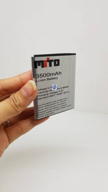 Baterai Mito BA00083 Batre Mito A65 Batre Mito Fantasy Card ORIGINAL 99% 2 IC 3500mAh